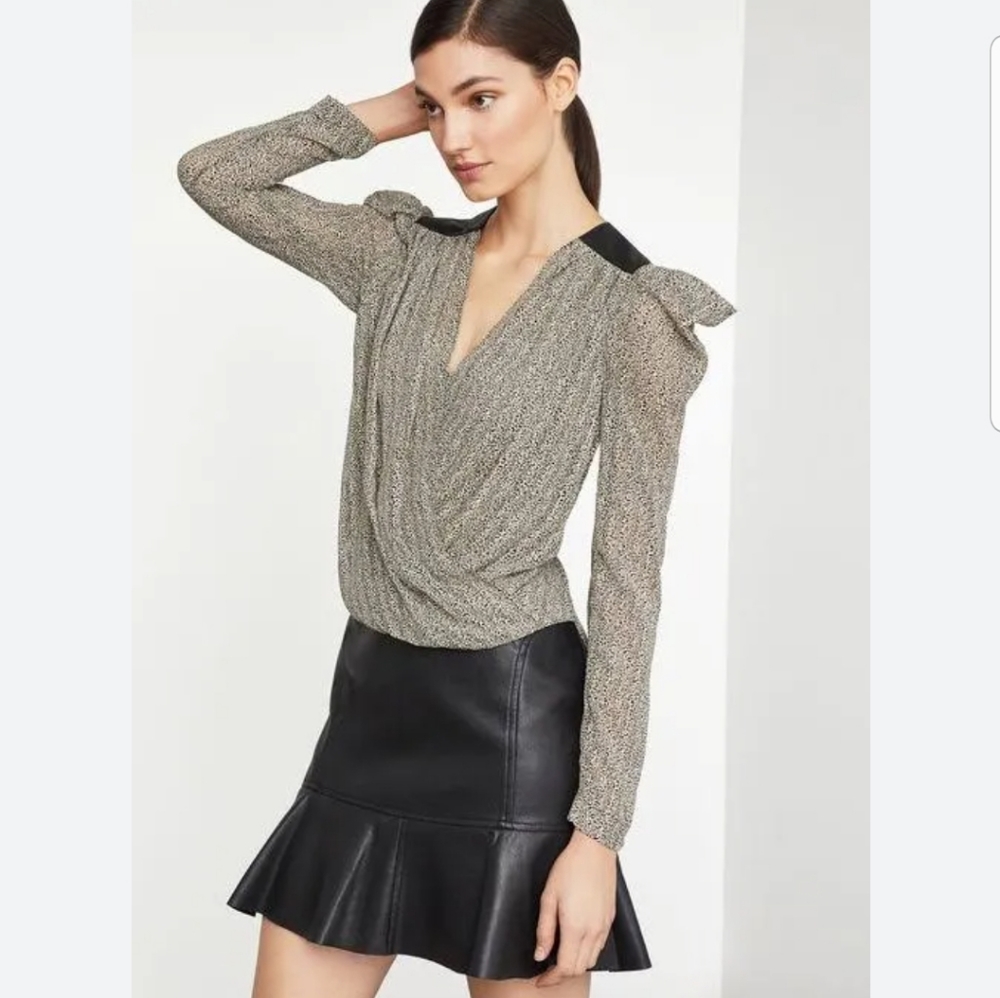 BCBGMaxAzria Draped Top